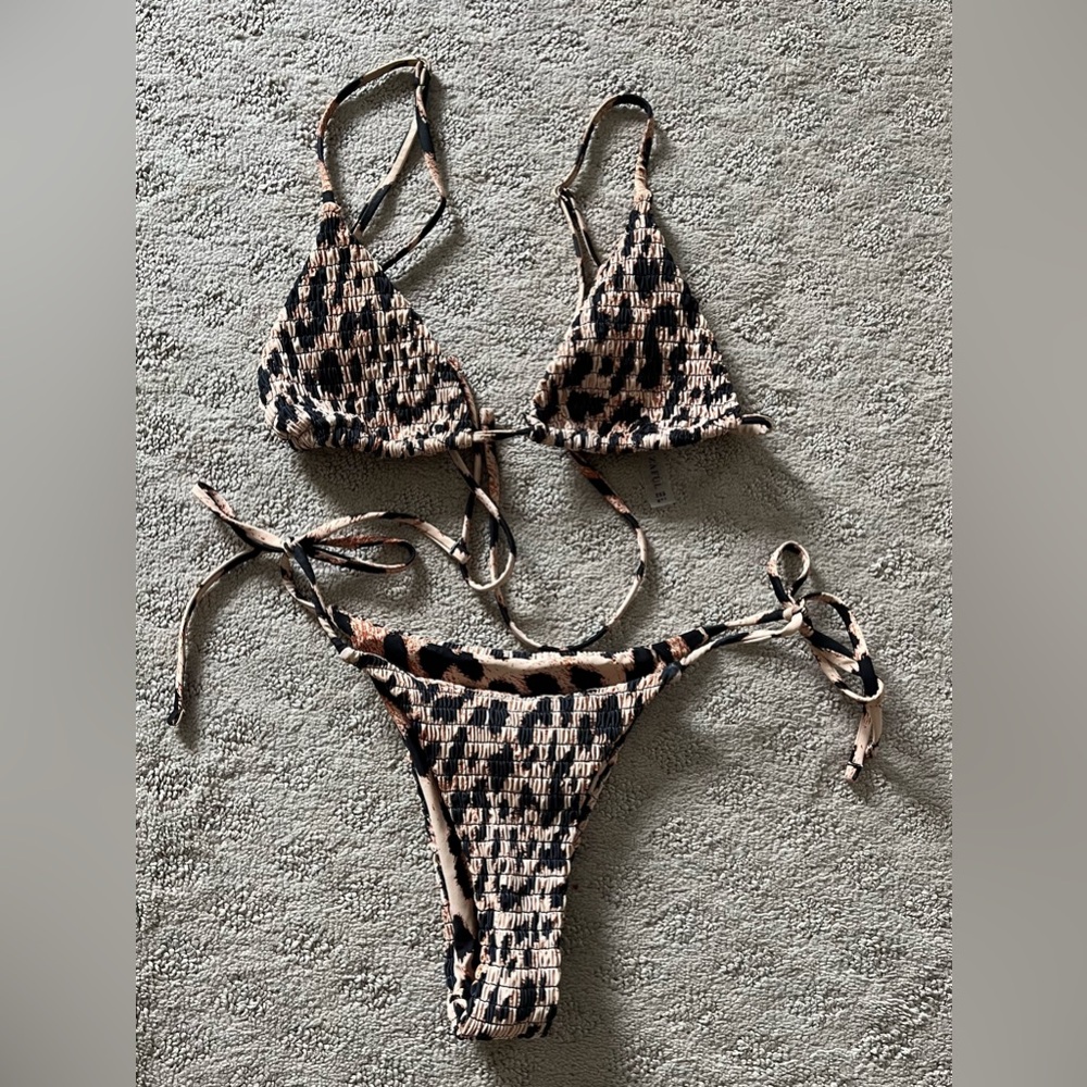 Zaful Animal Print Bikini Set